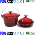 Enamel Cast Iron Cookware Set in 3PCS for European Country